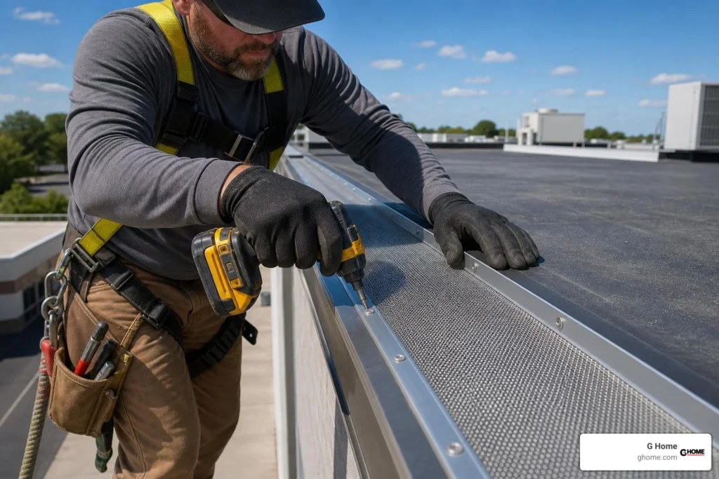 gutter guards for commercial buildings