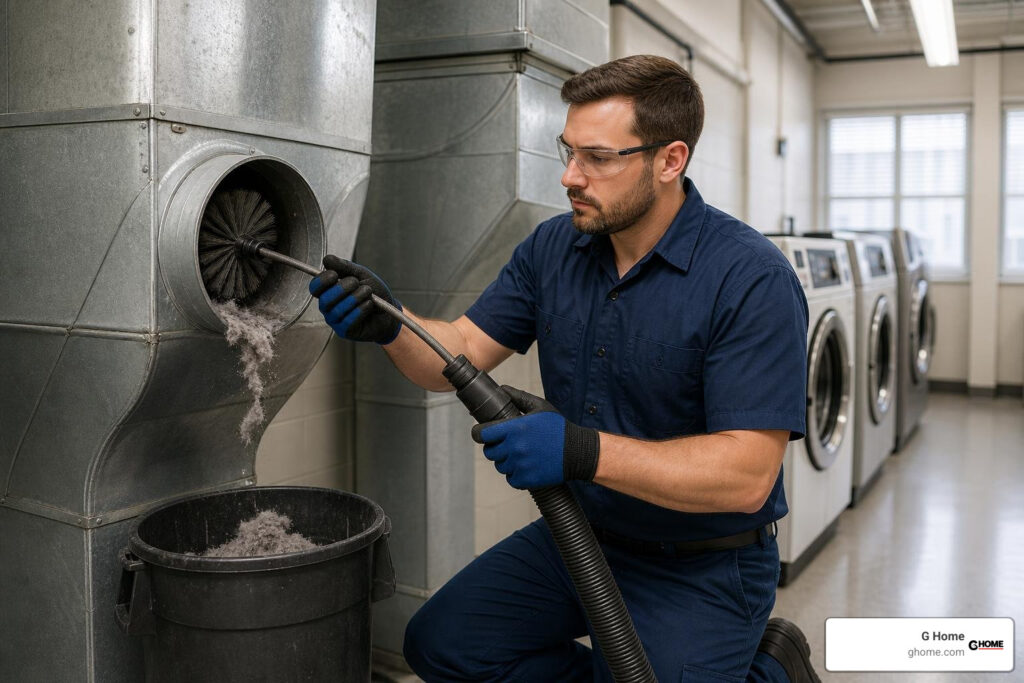 multi-unit dryer vent cleaning